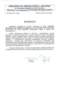 alpinQ - referencje - Jelonki