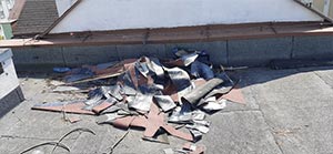 Czyszczenie dachu - przed