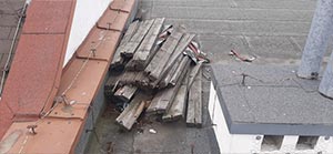 Czyszczenie dachu - przed