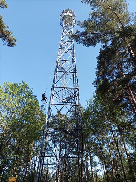 Przegląd techniczny w dostępie linowym