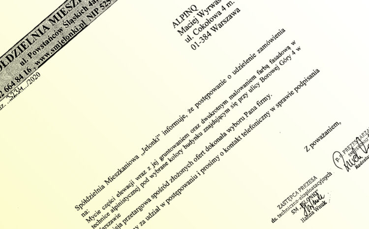  Kolejny przetarg wygrany.